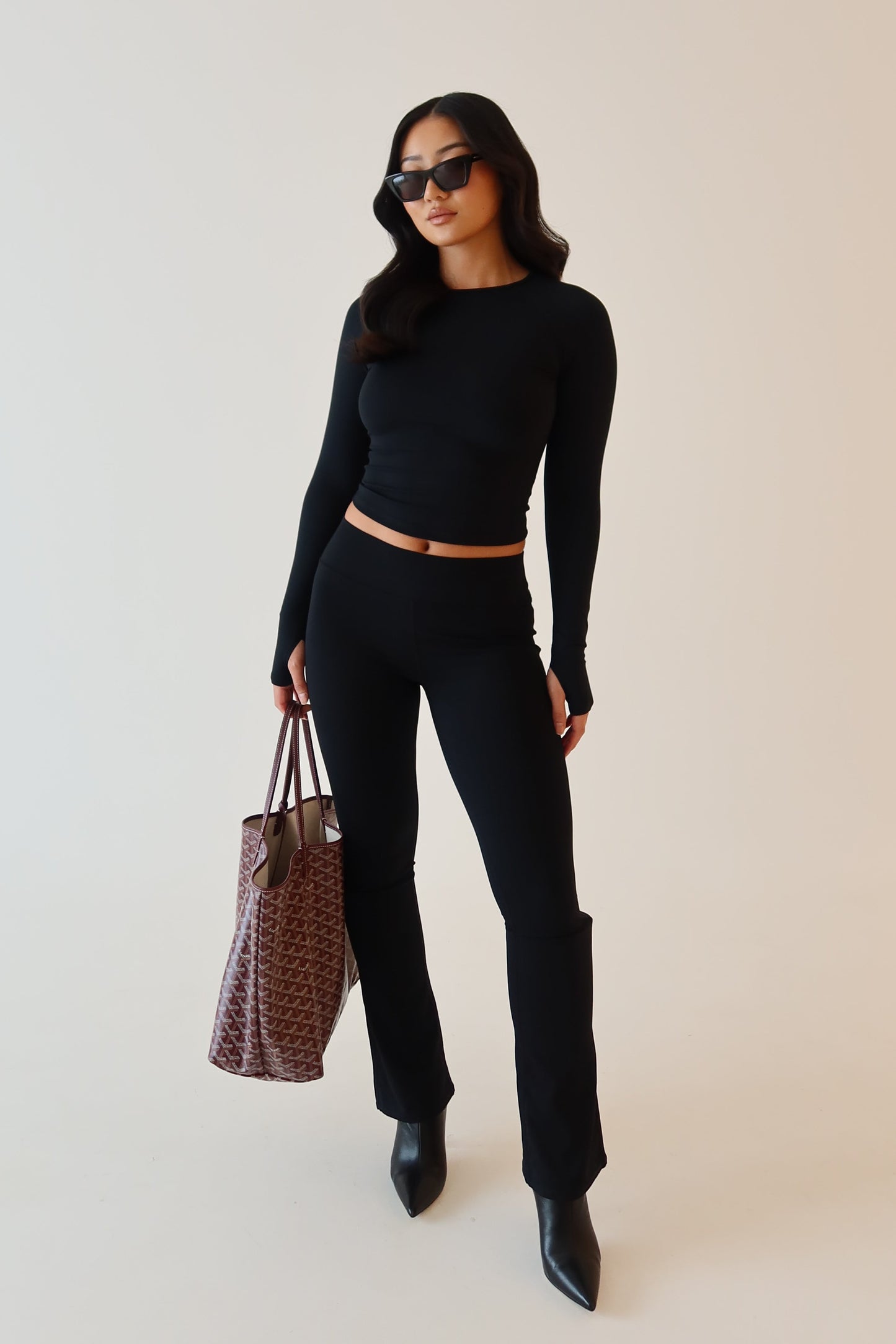 Venus Long Sleeve Top - Black