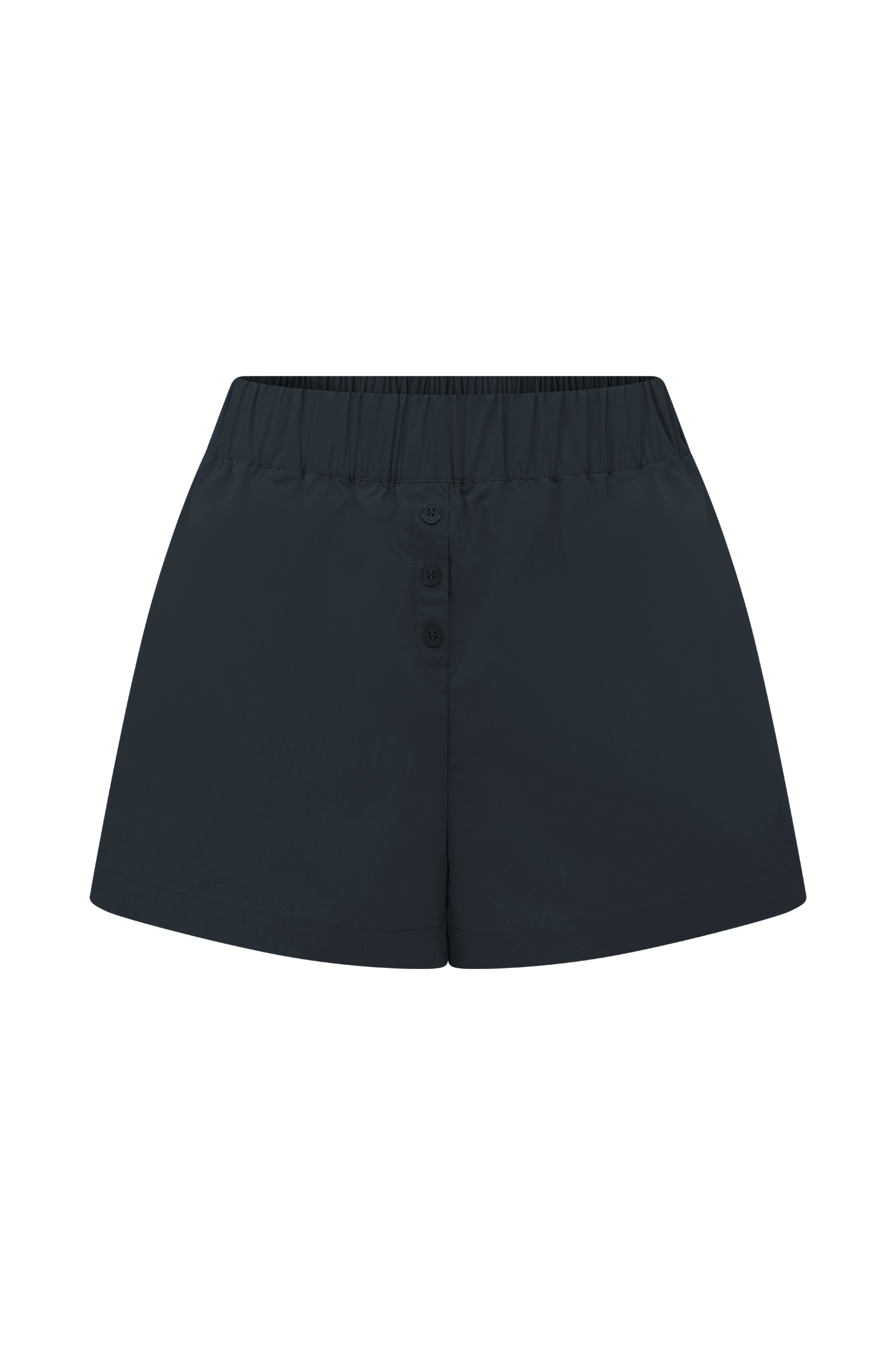 Johanna Cotton Relaxed Shorts - Navy