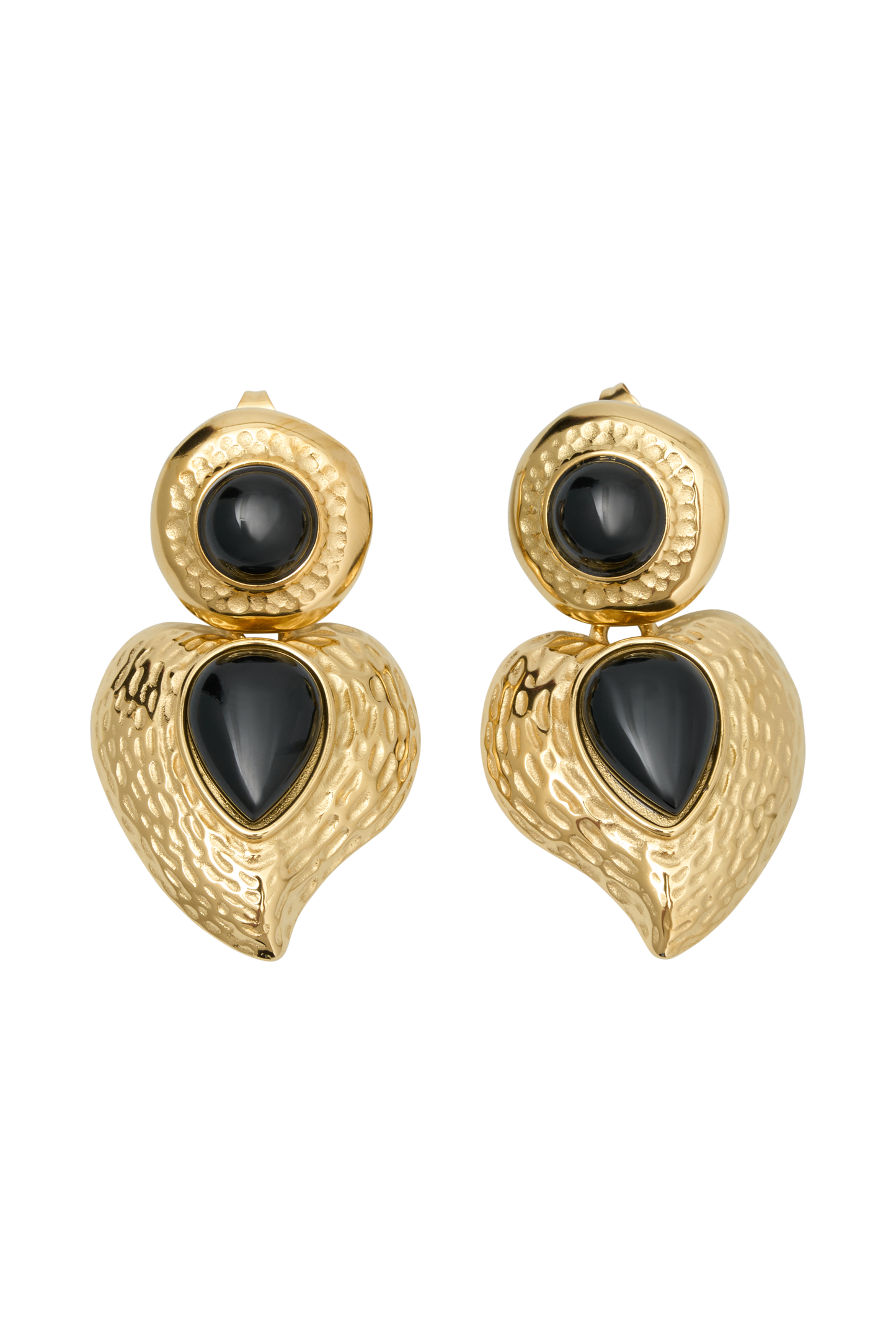 Lillian Vintage Drop Earrings - Gold