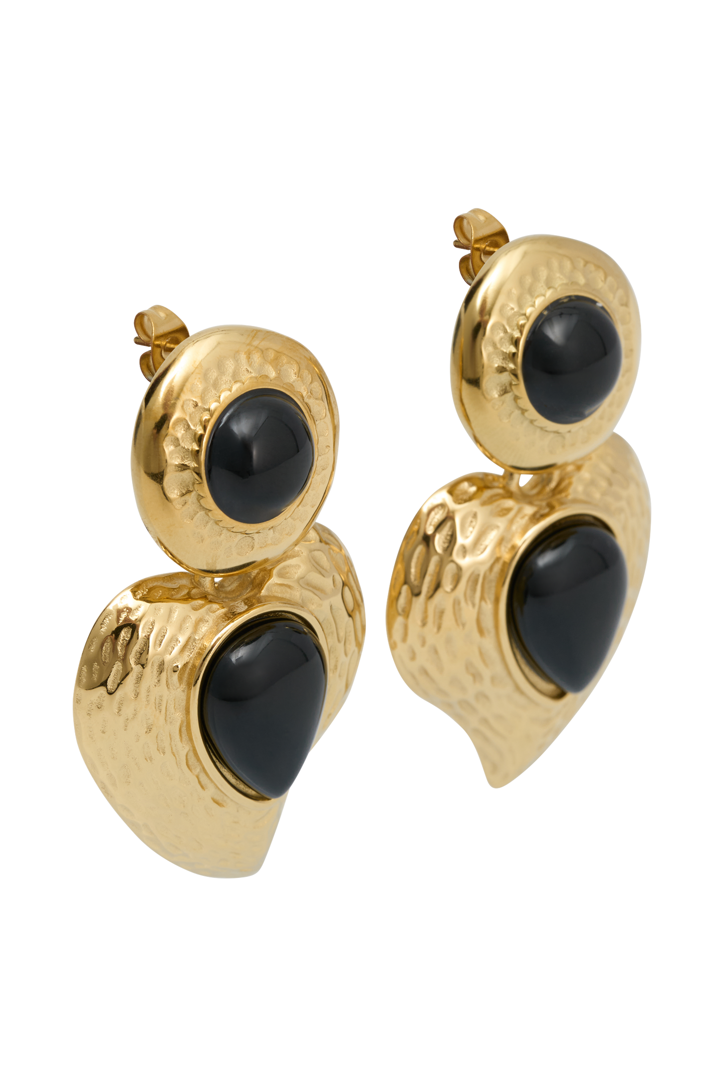 Lillian Vintage Drop Earrings - Gold