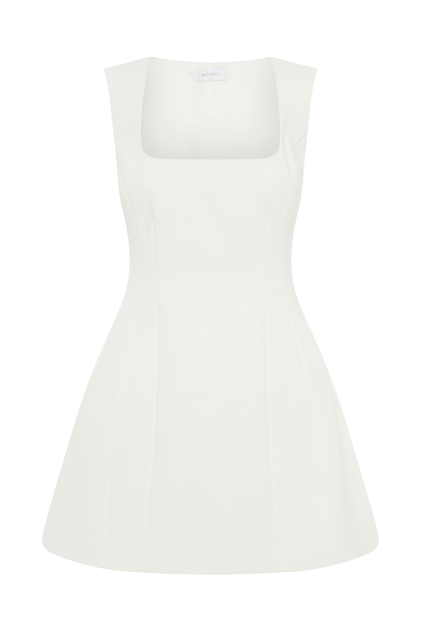 Lysandre Crepe Mini Dress - Ivory