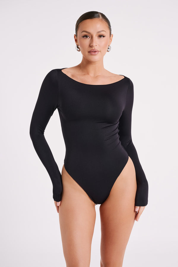 BACK OUT - Seamless BodySuit -THONG – BODICON THE LABEL