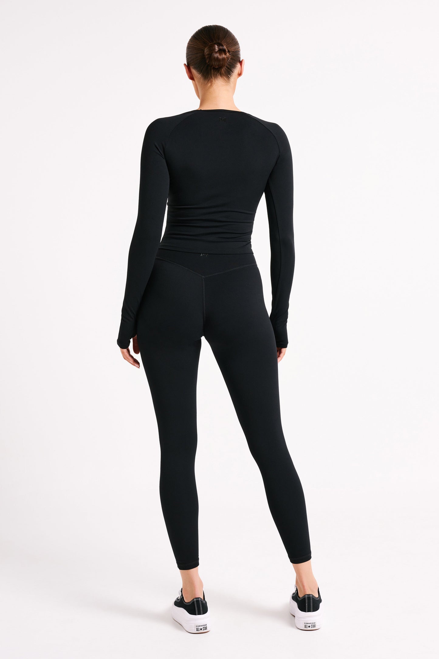 Venus V Back Leggings - Black