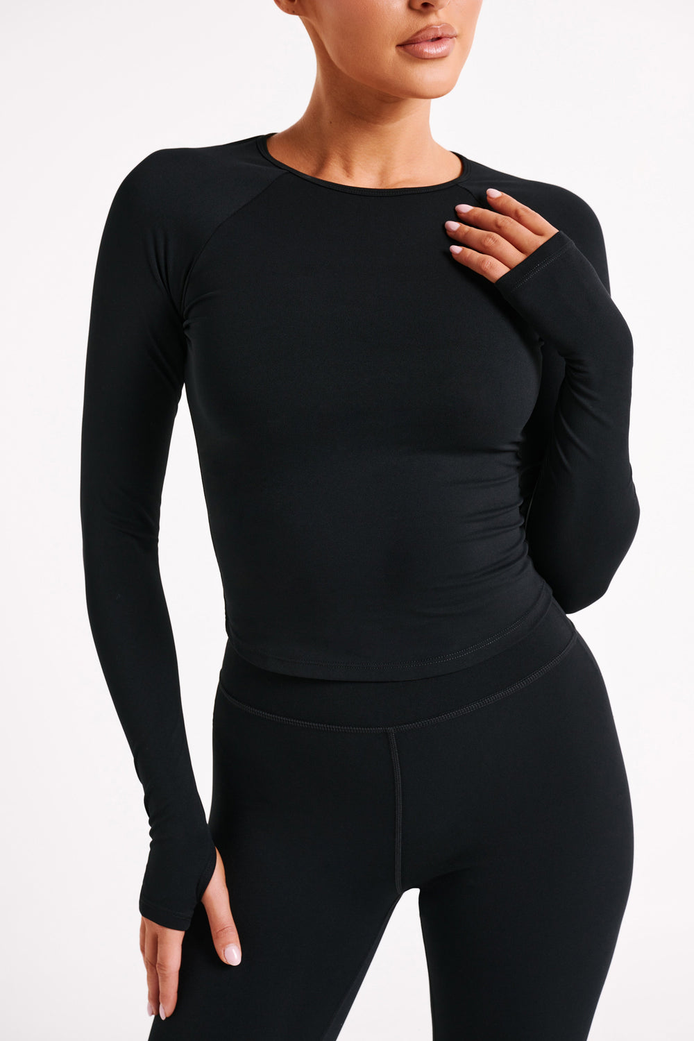 Venus Long Sleeve Top - Black