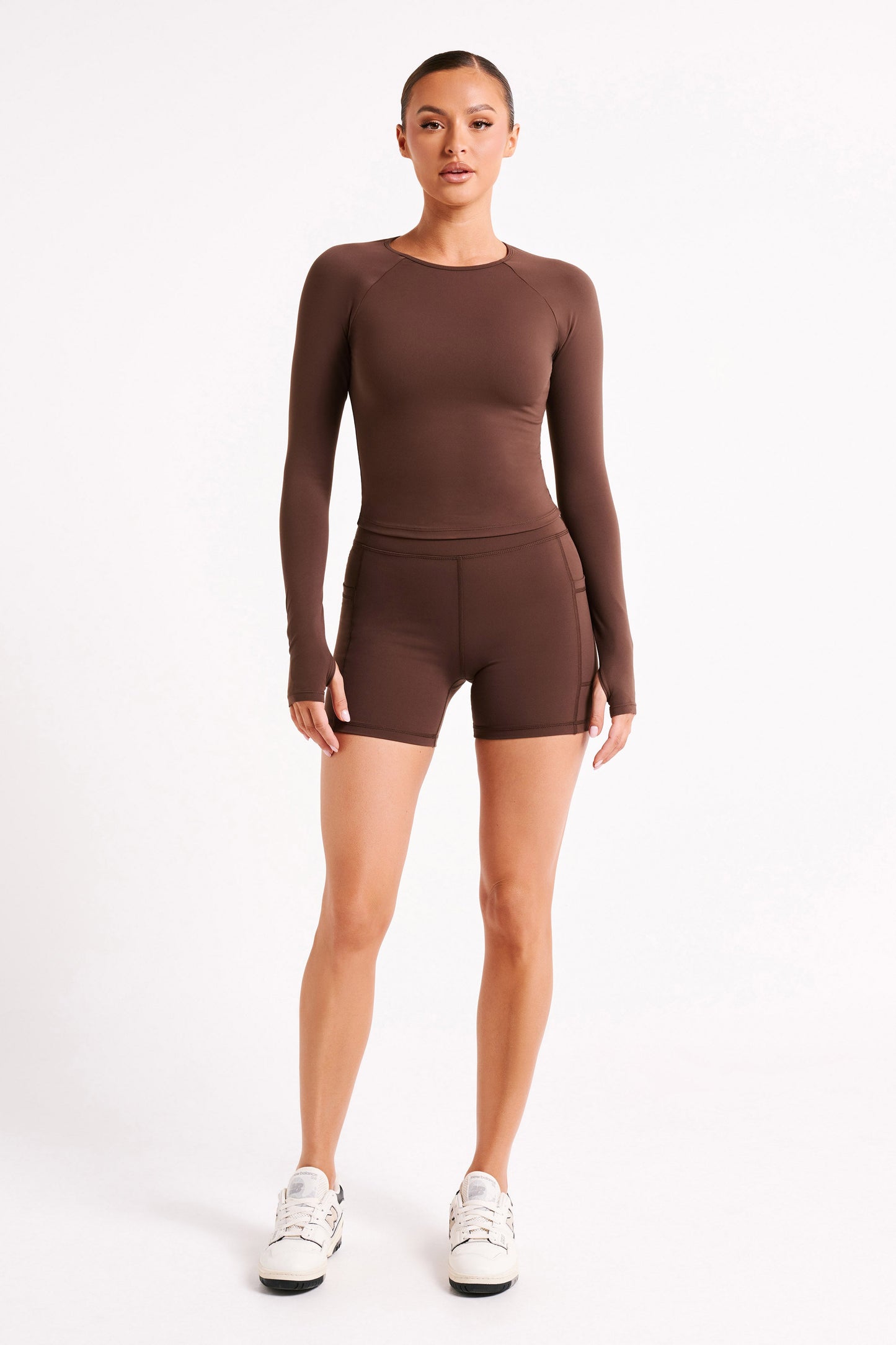 Venus Long Sleeve Top - Dark Chocolate