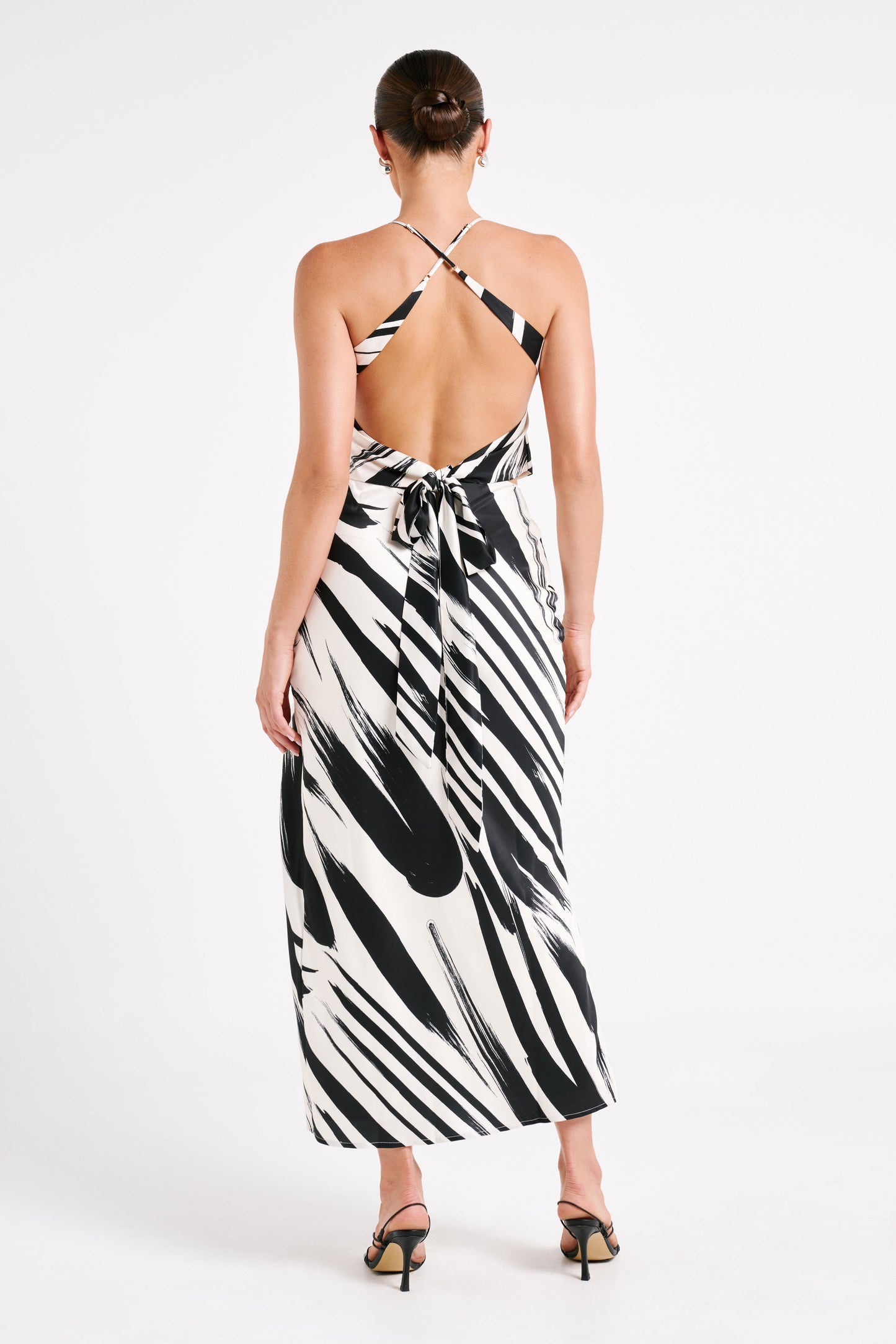 Rita Printed Maxi Skirt - Abstract Print