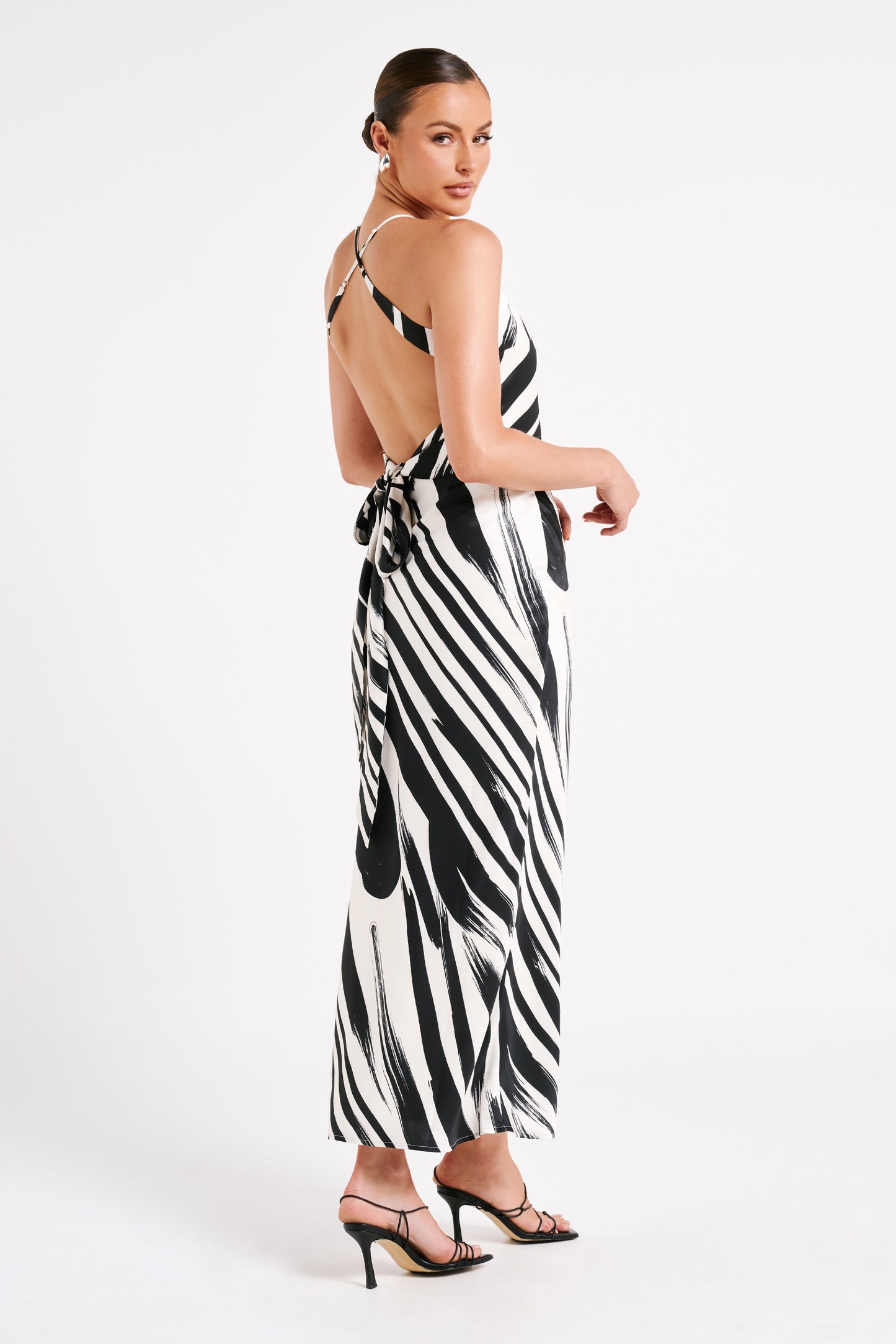 Rita Printed Maxi Skirt - Abstract Print