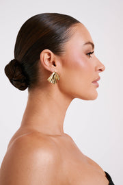 Willa Draped Earrings - Gold