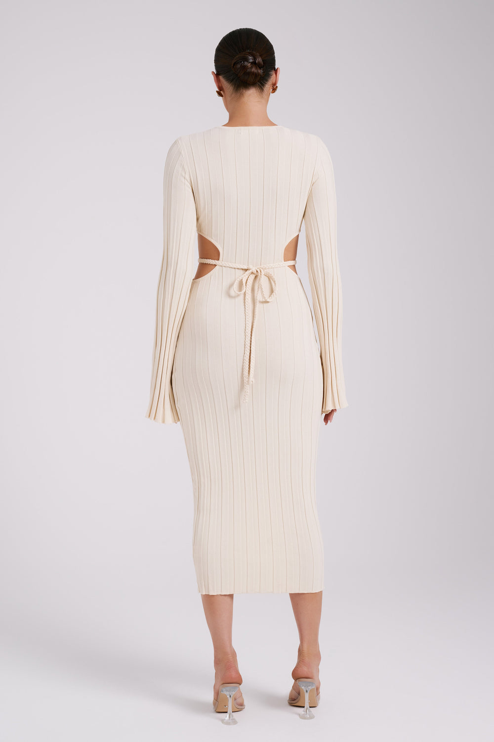 Elodie Knit Midi Dress - Cream