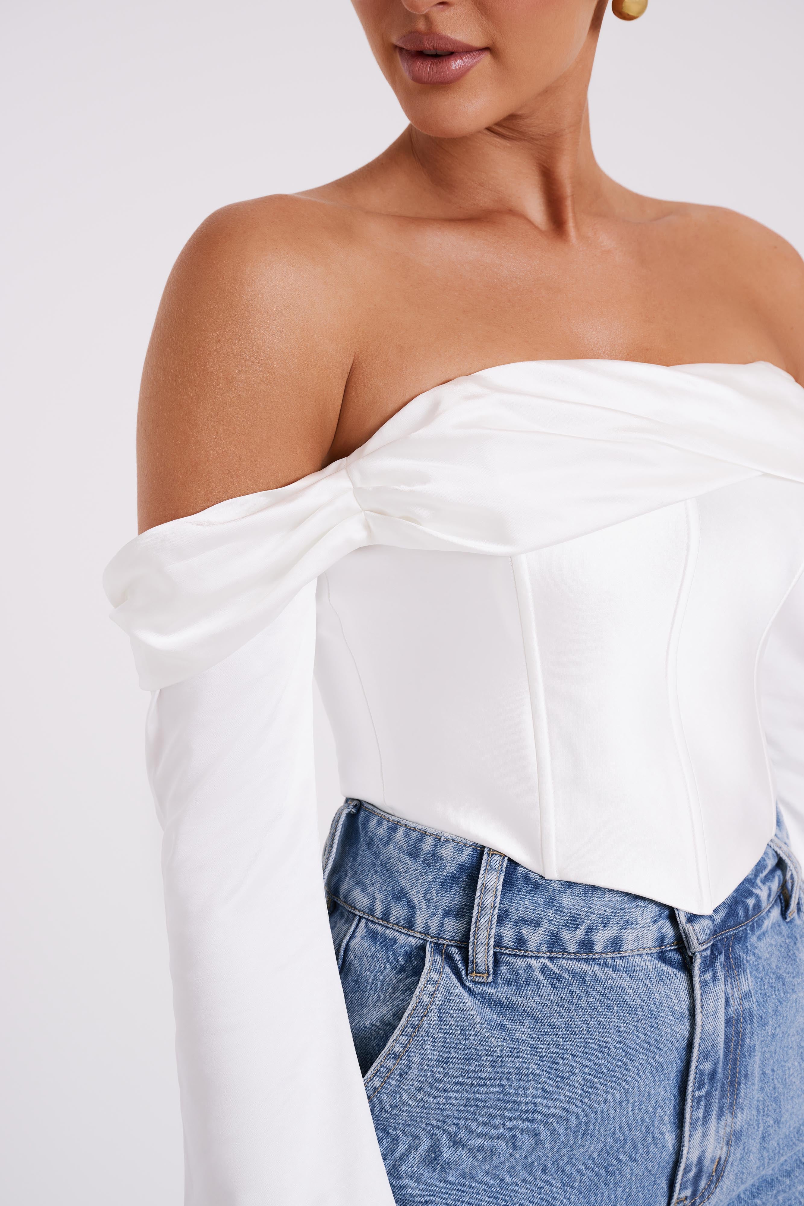 Off shoulder dress top best sale