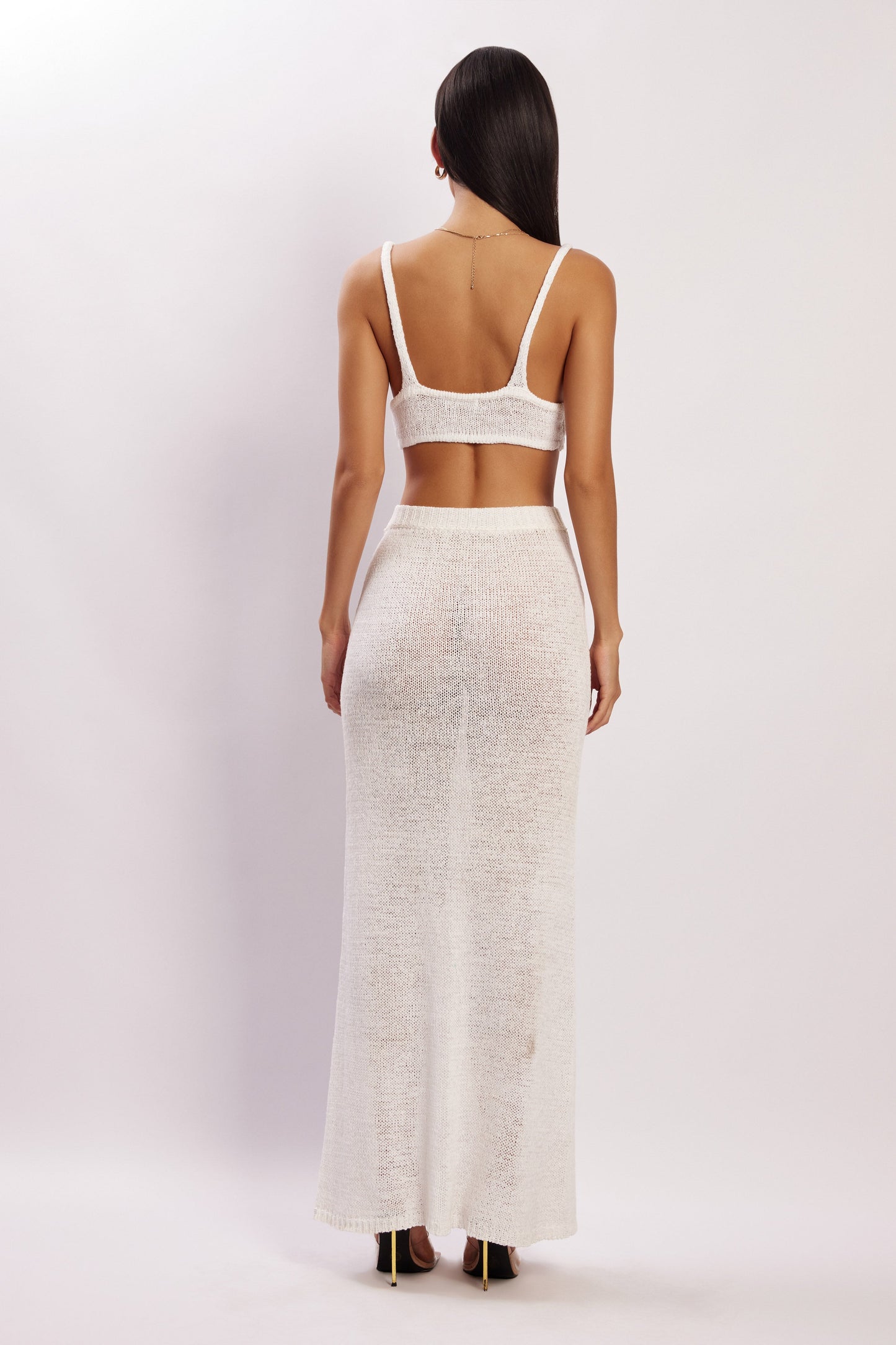 Mary Knit Bralette - White