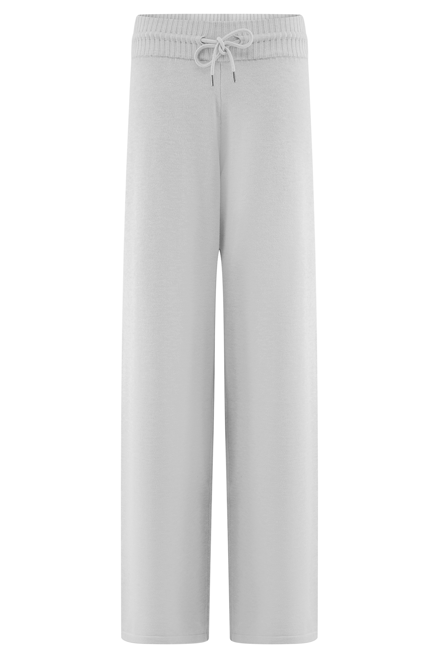 Natalya Knit Wide Leg Pants - Heather Grey Marle