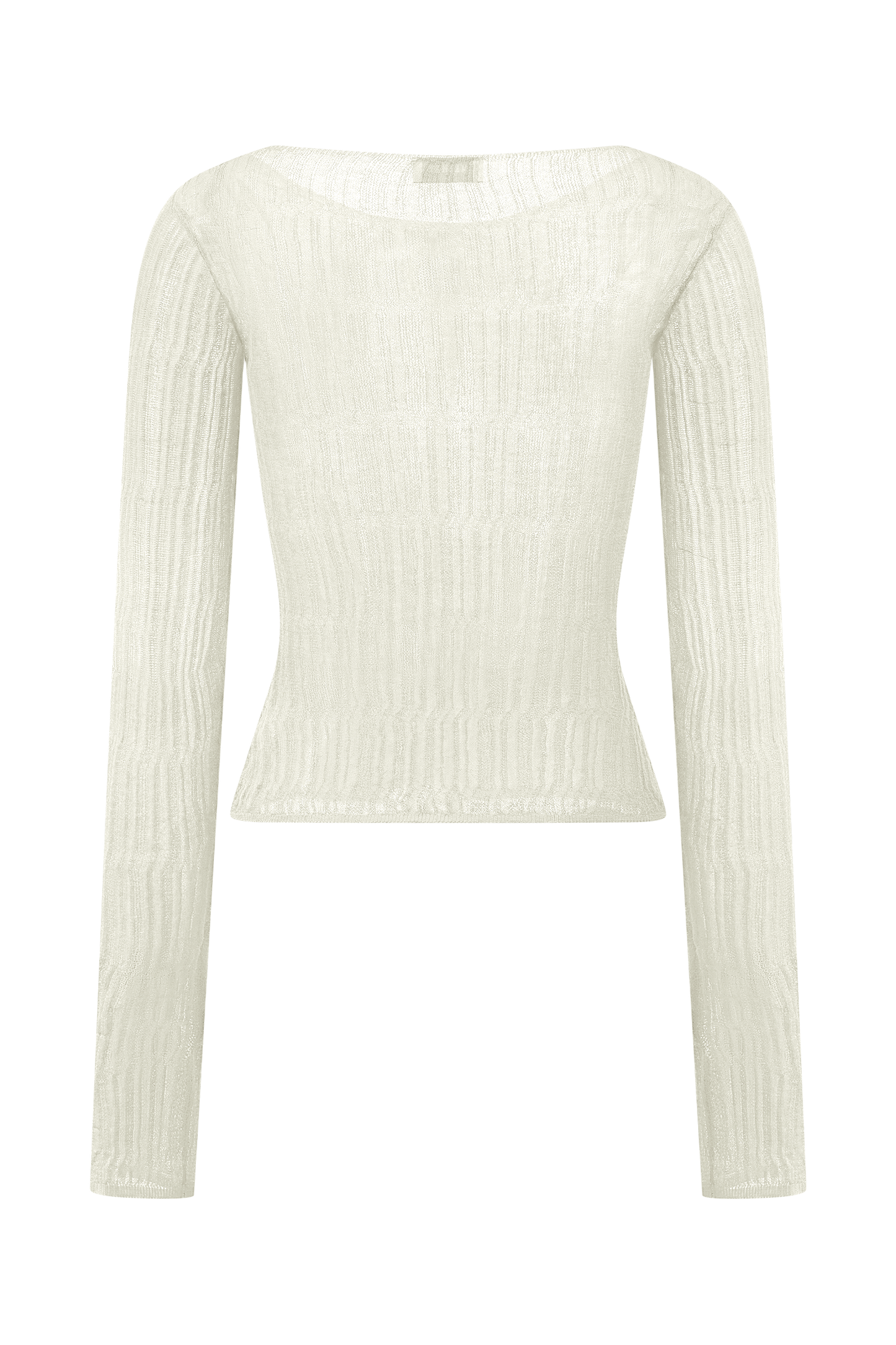 Orianna Orchid Long Sleeve Top - Ivory